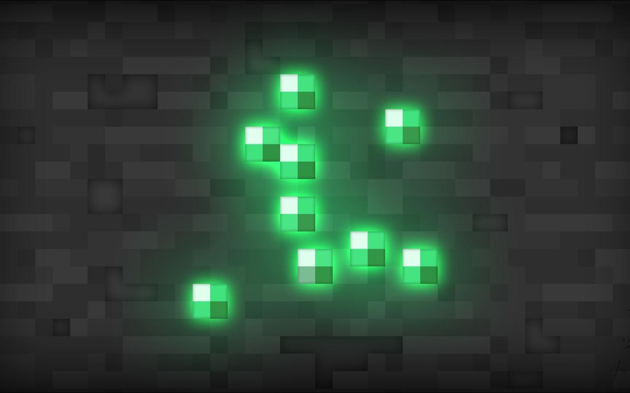 Minecraft Emerald Ore